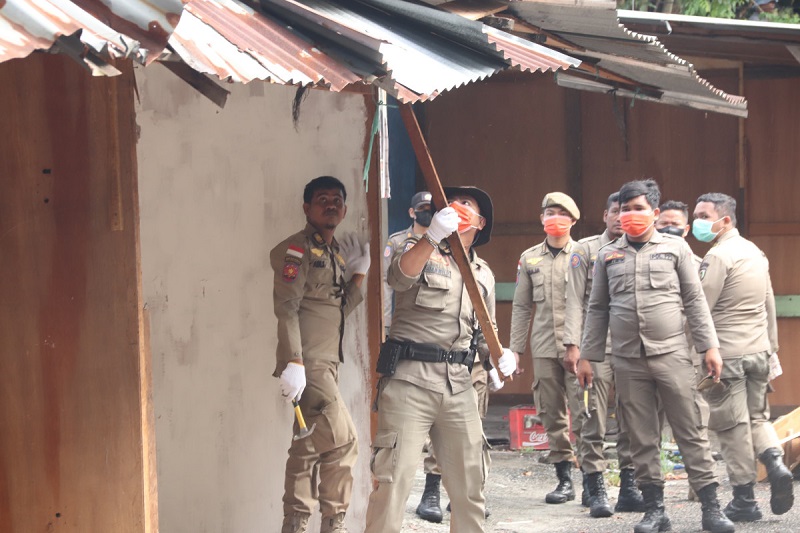 Dishub Pekanbaru Kembalikan Fungsi Jalan di Sekitar Pasar Bawah
