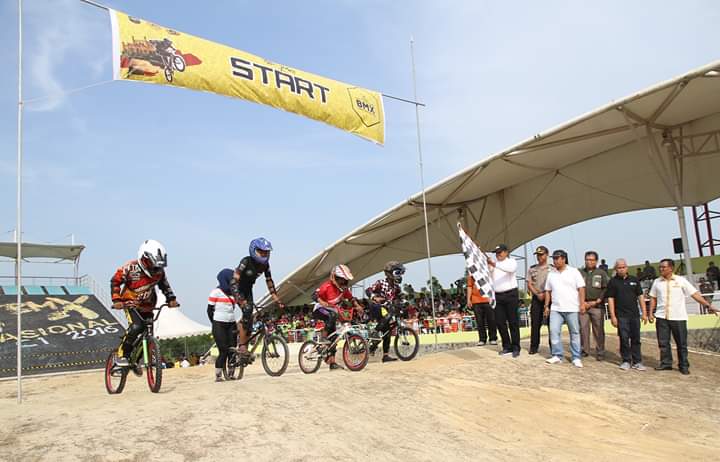 Bupati Alfedri Berharap BMX Local Competition di Siak Jadi Ajang Lahirnya Pembalap Profesional