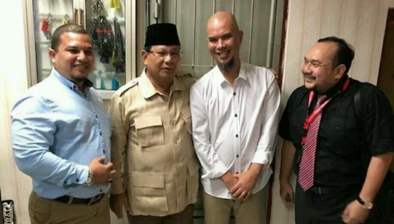 Kunjungi Ahmad Dhani  di Penjara, Prabowo: Ini Mungkin Dendam atau Intimidasi Politik