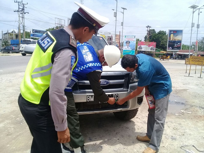 Den POM Gelar Operasi Gaktib Terhadap Anggota TNI di Jalan Lintas Riau-Sumut 