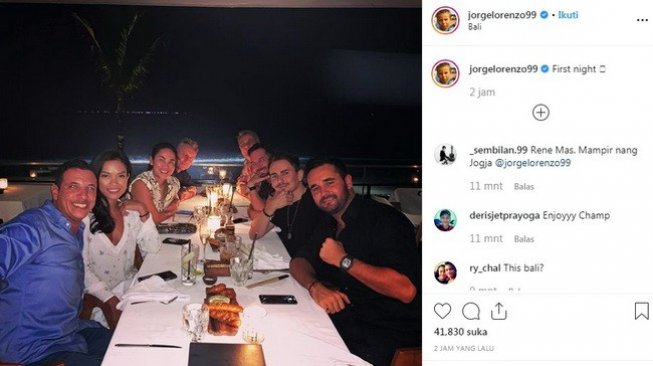 Pensiun dari MotoGP, Jorge Lorenzo Pilih Liburan ke Bali, 'Orang-orangnya Sangat Ramah'