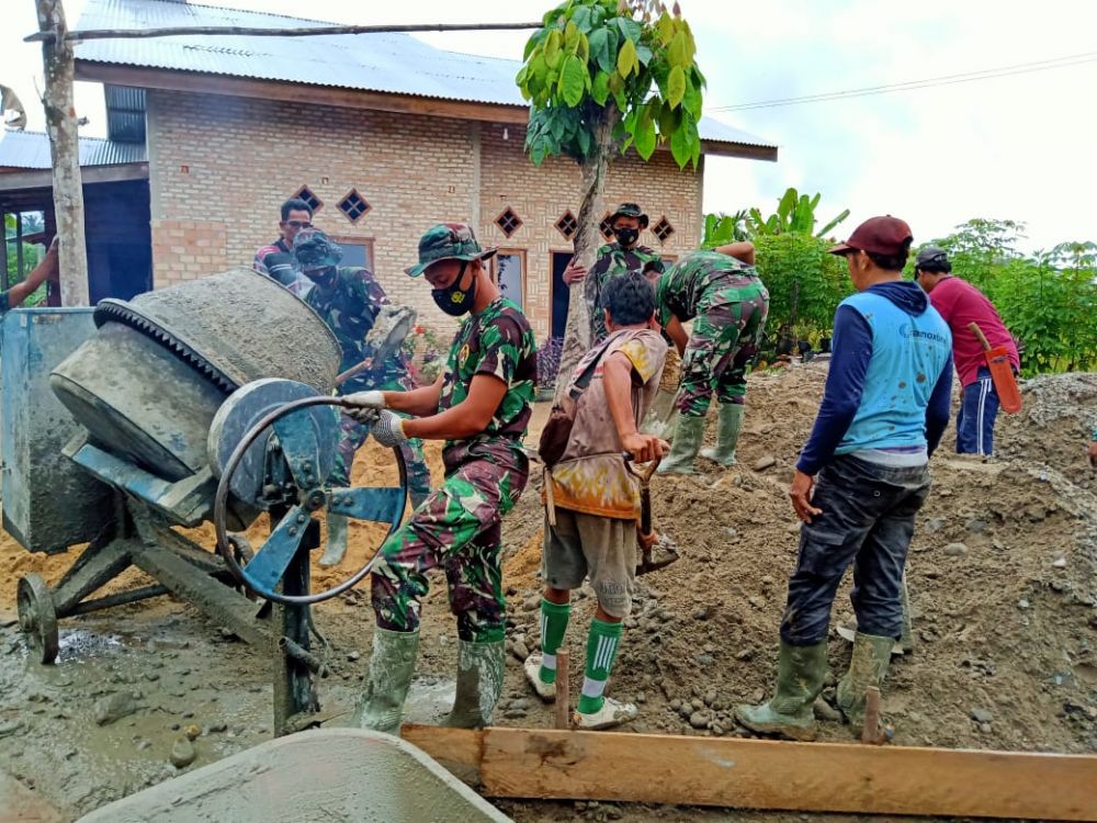 Gubri Ucapkan Terimakasih Kepada TNI AD Laksanakan TMMD di Riau