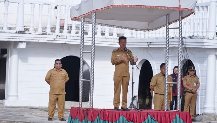 Pimpin Apel, Bupati Rohil Ingatkan ASN Terus Tingkatkan Disiplin