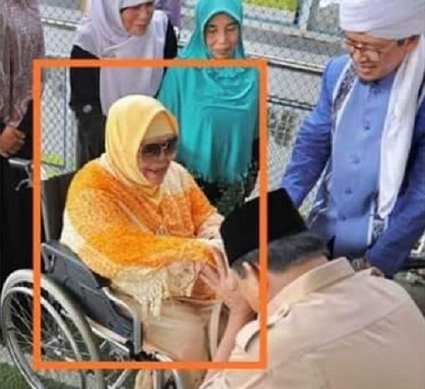 Innalillahi! Prabowo Pernah Cium Tangannya, Ibunda Aa Gym Meninggal saat Salat Tahajud