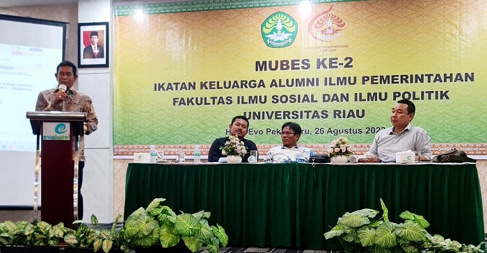 H Tamril Terpilih Pimpin IKA Ilmu Pemerintahan Universitas Riau
