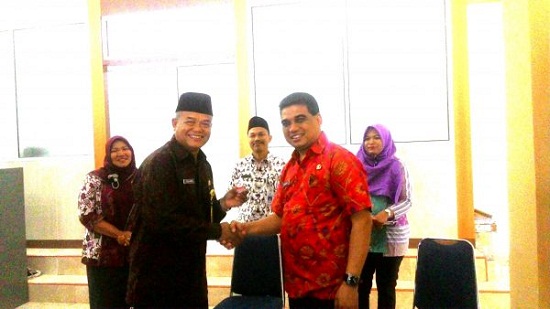 Sertijab, Gorneng Kini Pimpin Dinas Kominfo Rokan Hulu