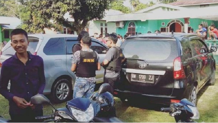 BNN Jatim Gerebek Rumah Warga Dumai, 17 Kg Sabu dan Empat Orang Pelaku Diamankan