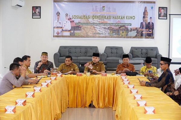 Pemkab Kampar Melalui Dispersip Gelar Sosialisasi Identifikasi Naskah Kuno