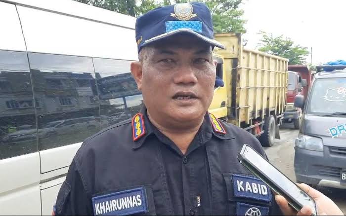 Dishub Pekanbaru Tertibkan 30 Truk ODOL Langgar Aturan di Bundaran Tugu Songket