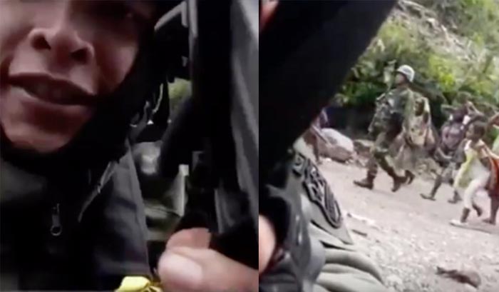 TAK PANTAS...Beredar Video Oknum Brimob Hina TNI Saat Evakuasi Warga di Papua