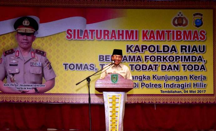 Bupati Ajak Masyarakat Ciptakan Inhil Sebagai Daerah yang Kondusif