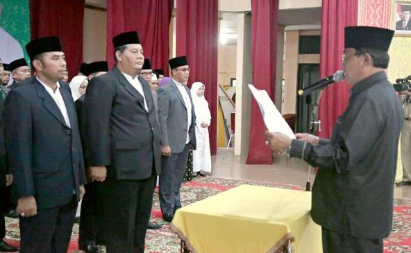 HM Wardan Lantik Pengurus  Baznas Dan LPTQ Indragiri Hilir