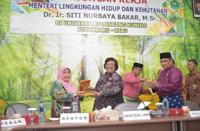 Menteri LHK Resmikan Hutan Pendidikan di Kawasan TWA Buluh Cina-Riau