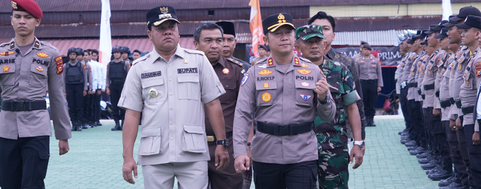 Bupati  Apresiasi Sinergi Polres Kuansing  dalam Pengamanan Pacu Jalur HUT ke-26 Kuansing