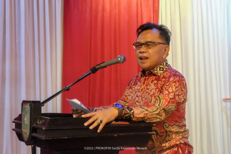 Semarak HUT RI ke-78 Kelurahan Selatpanjang Barat, Asmar Ajak Masyarakat Bersyukur