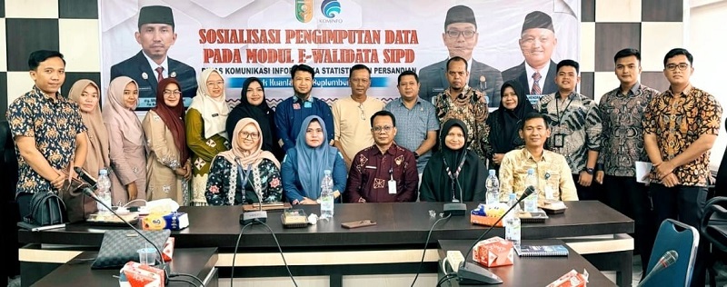 Pemkab Kuansing Gelar Sosialisasi Penginputan E-Walidata untuk Seluruh OPD