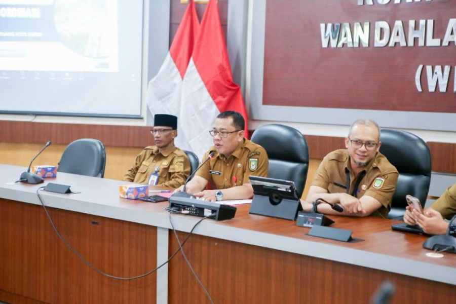 Sekda Fahmi Rizal Pimpin Rakor Teknis Forum Penataan Ruang, Bahas Revisi Tata Ruang Hingga Rencana Strategis 2026