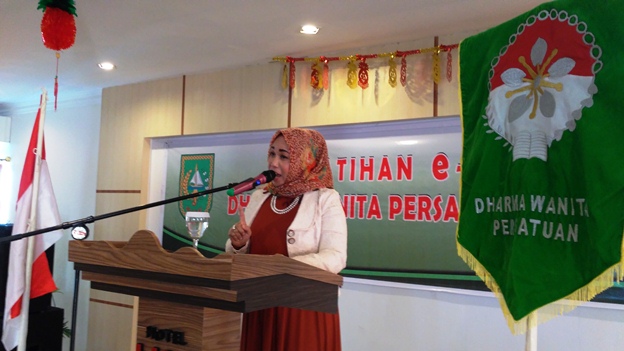 WANITA HARIS MAJU... DWP Riau Gelar Pelatihan e-Reporting di Rohil