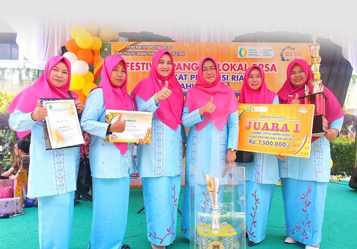 Penuh Kreasi, Siak Juara I Lomba Cipta Menu B2SA Tingkat Provinsi Riau