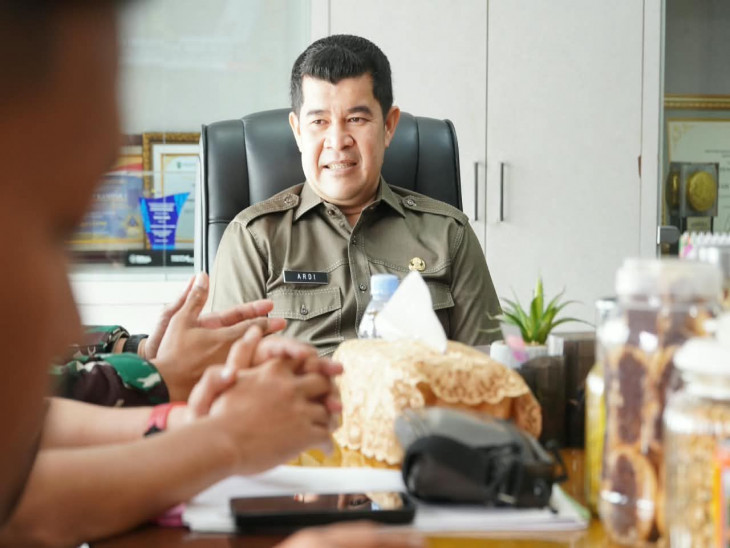 Perkuat Sinergi, Sekda Kampar Terima Audiensi Pasis Dikreg Seskoad LXVIII Bahas Penanganan Karhutla