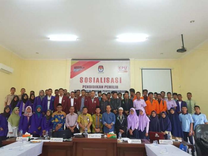 KPUD Kampar Sosialisasikan Pemilu kepada Pemilih Pemula