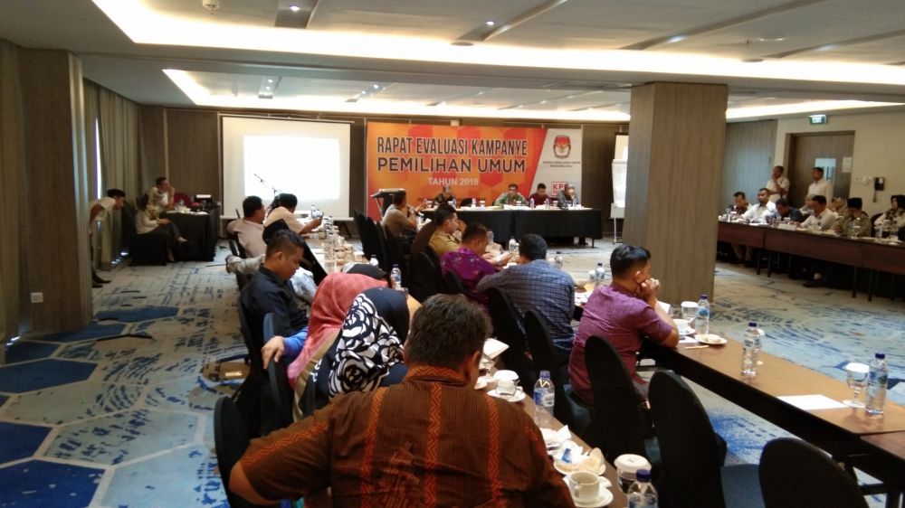 KPU Riau Gelar Rapat Evaluasi Kampanye Pemilu 2019
