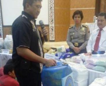 DAHSYAT...Angkut 85 Kg Sabu dan 50.000 Butir Ekstasi, Warga Bagansiapiapi Ditangkap BNN
