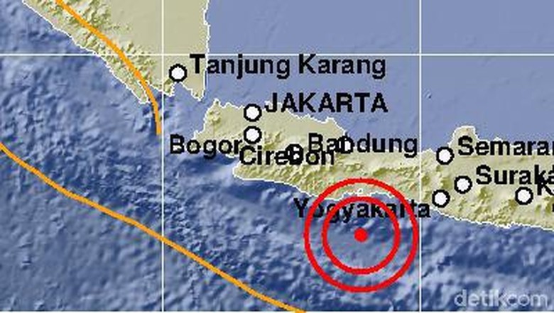 Tiga Kali Gempa Guncang  Tiga Provinsi di Indonesia Petang Tadi