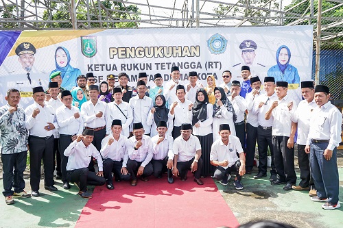 Wali Kota Dumai Kukuhkan Jabatan Ketua RT