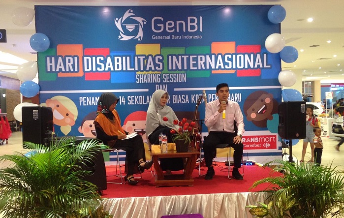 Jadi Sarana Edukasi, GenBI Riau Gelar Kampanye Peduli Anak Disabilitas