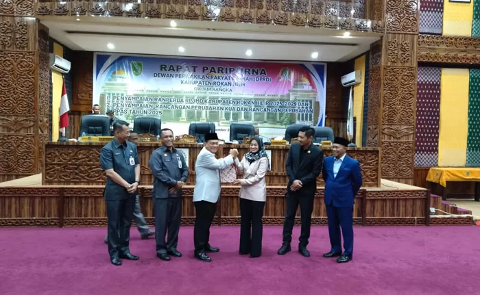Anggaran Rohil Berubah, Rp 19 Miliar Bertambah, Rp 57 Miliar Dipangkas dalam Paripurna DPRD