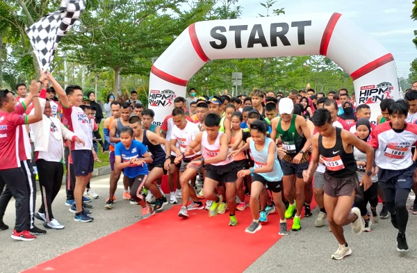 EMP Bentu Ltd Dukung HIPMI Run 2021 Pelalawan