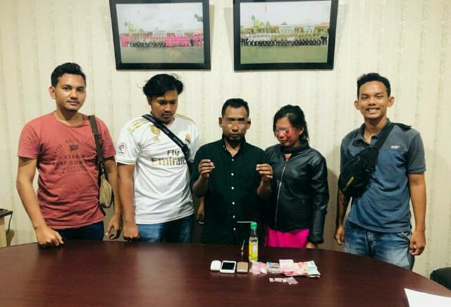 Bawa Narkoba Jenis Sabu, Pasangan Suami Istri Diamankan Polsek Bangko 