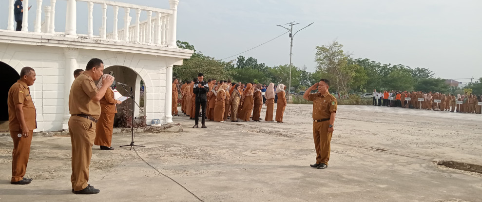 Apel Pagi Senin, Acil Rustianto: Dalam Bekerja Utamakan Kewajiban Baru Menuntut Hak