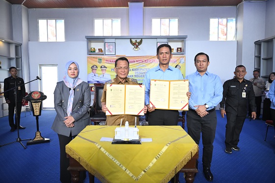 Pemkab dan Kejari Rohil  Teken MoU Sinergi Cegah Penyelewengan Anggaran