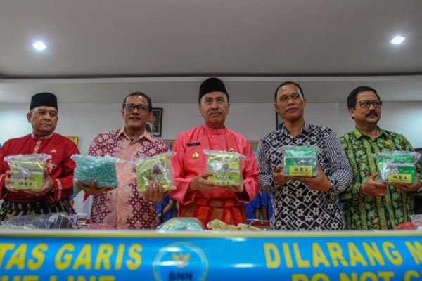 Bahaya! Riau Masuk Lima Besar Peredaran Narkoba di Indonesia