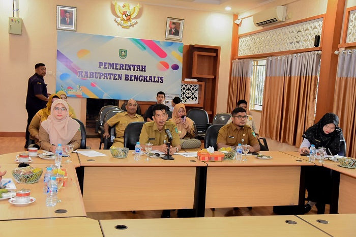 Pemkab Bengkalis Ikuti Rakor Pengendalian Inflasi Secara Daring