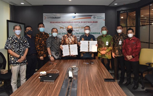 Langkah Maju, Bank Riau Kepri dan AFSI Kolaborasi Garap  Fintech Syariah 