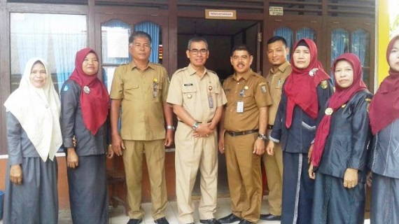 Bupati Mursini Sidak ke Sejumlah Sekolah di Kecamatan Kuantan Mudik