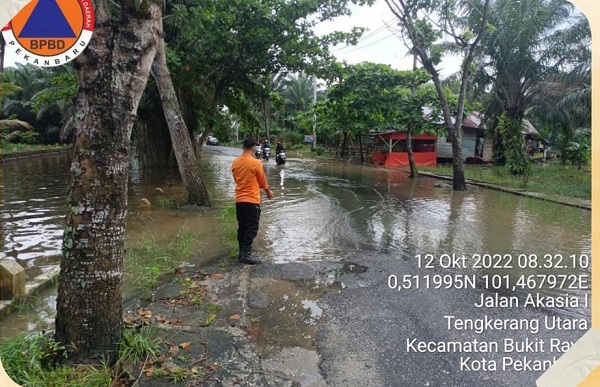 BPBD Terus Pantau Kondisi Banjir di Wilayah Sekitar Bantaran Sungai Sail