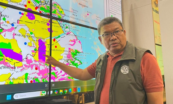 Kebakaran Hebat, BBKSDA Pantau Kondisi  Habitat Harimau Sumatera di Kerumutan