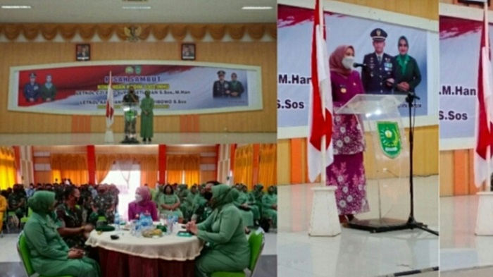 Bupati Rezita Meylani dan Jajaran Forkominda Inhu Hadiri Pisah Sambut Dandim 0302