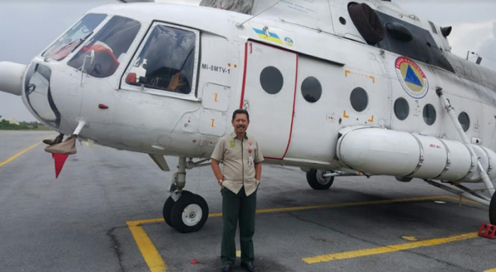 Diangkut Pakai Kapal, 5 Hari Lagi Dua Helikopter Bantuan Sampai di Riau