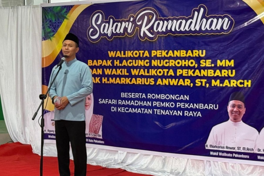 Safari Ramadan di Tenayan Raya, Agung Nugroho Siapkan Rp200 Juta untuk Masjid Baitul Amanah