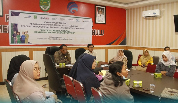 TPPS Rohul Bersama Yayasan Cipta dan Tanoto Foundation Ekspose Projek Akhir  Program Pendampingan  dan Advokasi Penurunan Stunting