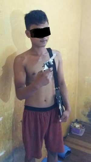 MAMPUS... Berlagak Jadi Polisi, Remaja di Inhu Diamankan Petugas