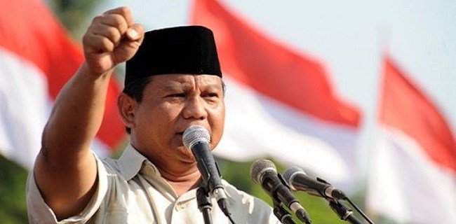 SAH...Gerindra Resmi Usung Prabowo Calon  Presiden Indonesia 2019
