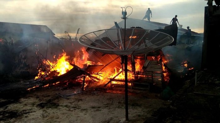 Gara-gara Masak Nasi, Rumah Penjual Pecel Lele di Duri Ludes Terbakar