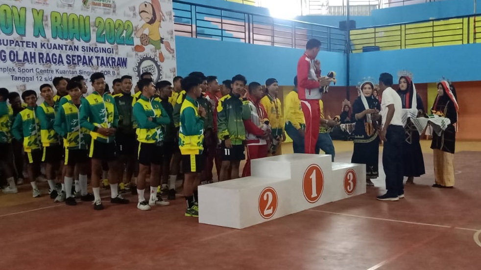 Kampar Vs Bengkalis Rebut Emas Di Final Sepak Takraw