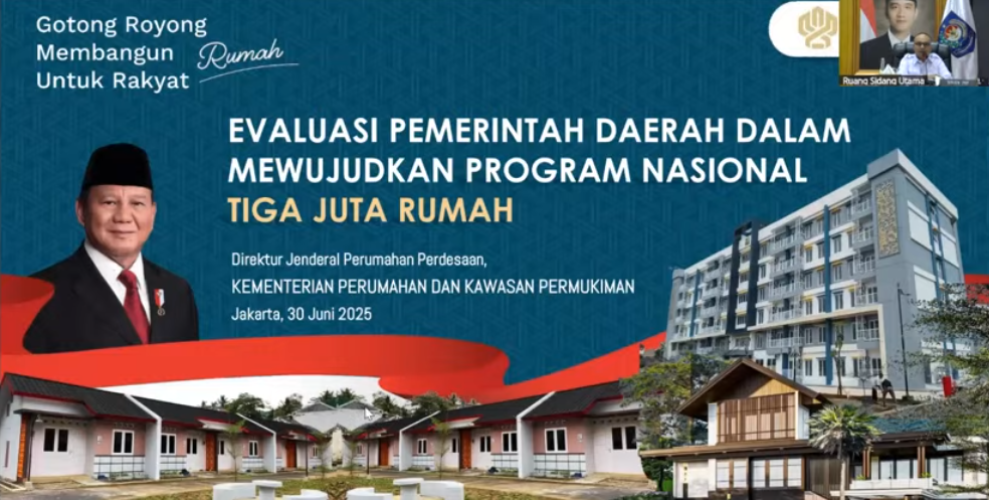 Rapat Inflasi, Kementerian PKP Evaluasi Dukungan Pemda untuk Program 3 Juta Rumah Rakyat